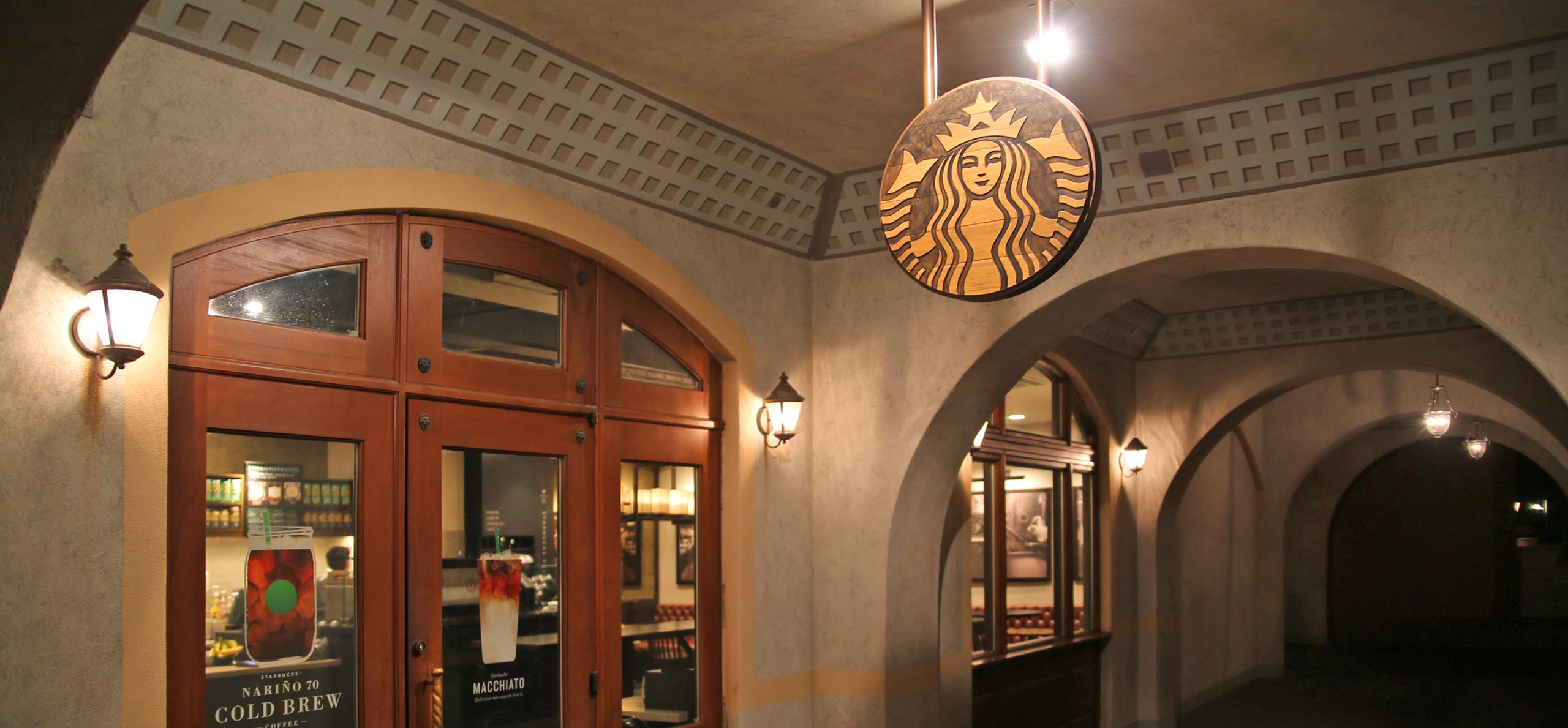 restaurant build out and renovation starbucks at portifino bay