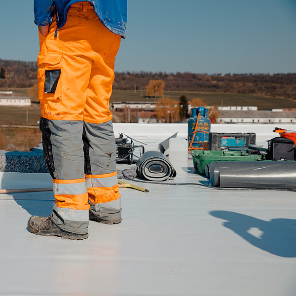 Flat PVC roofing in Naples FL